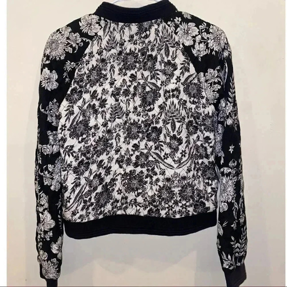 Bardot Floral Bomber Jacket - Picture 5 of 6